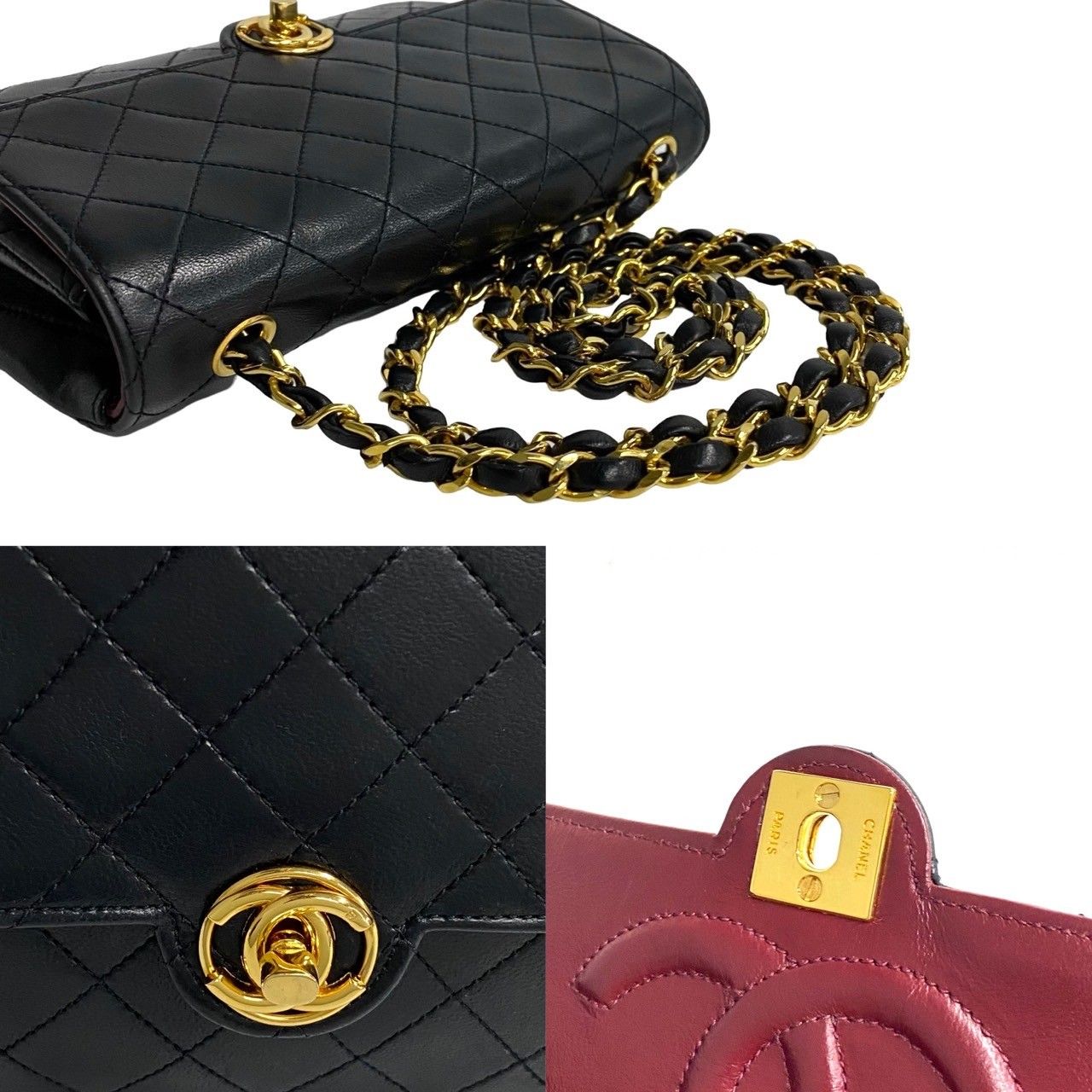 極 美品 シール有 3番台 CHANEL シャネル ヴィンテージ マトラッセ 