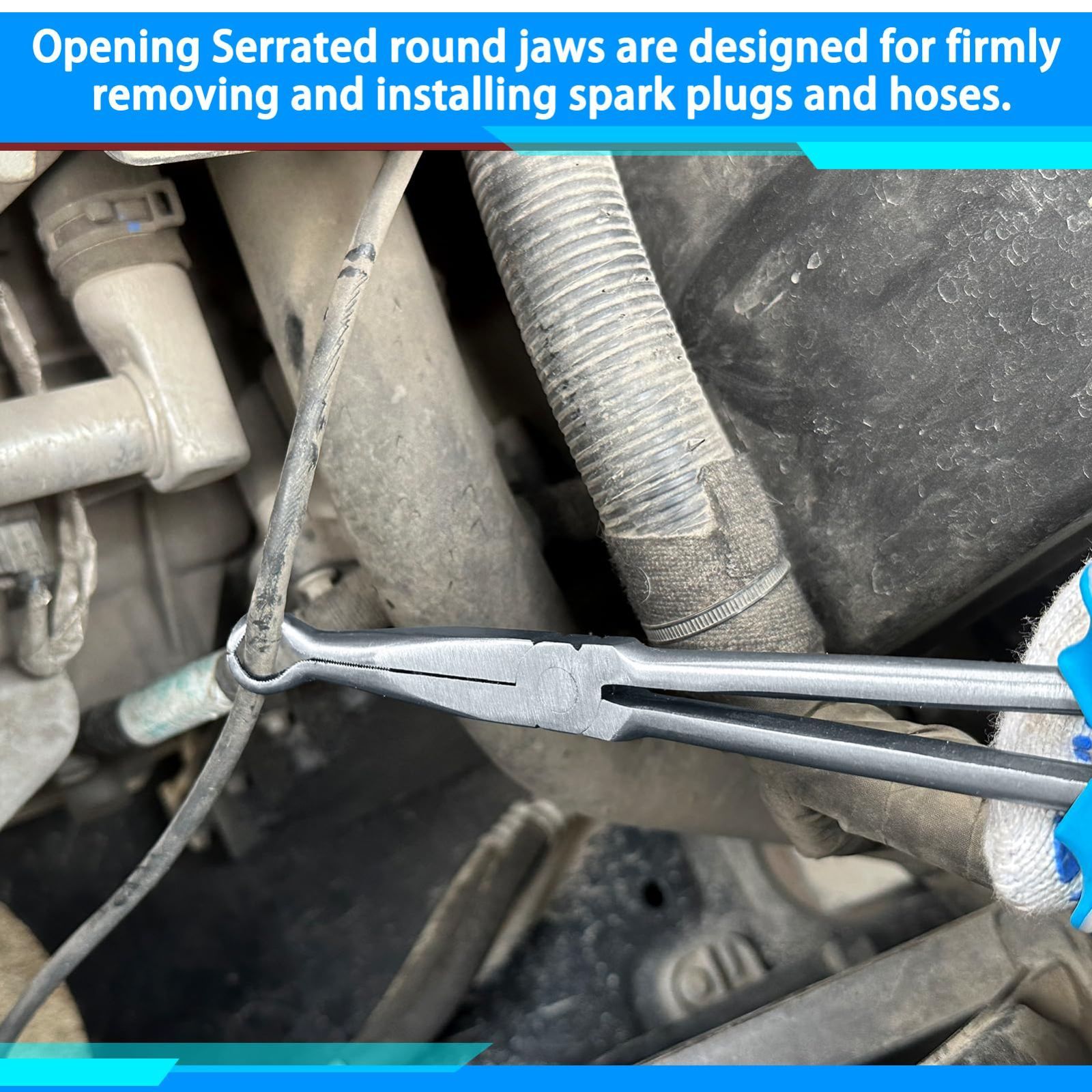 期間限定で送料無料。 新着商品 O型ロングリーチプライヤー O型 車 滑り止め加工 狭いスペース用 スリム 先長 長い 先細 特殊プライヤー ラジオペンチ ギザ付 プライヤー ホースクランプ ロングノーズ ホース掴み ロングホースグリッパー ペンチ ロングプライヤー メカニッ 【最新作入荷】