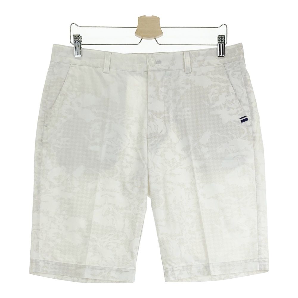 サイズ：O ASHWORTH アシュワース ストレッチ ハーフパンツ 千鳥