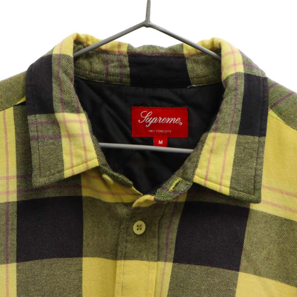 SUPREME (シュプリーム) 20AW Quilted Flannel Shirt キルテッド