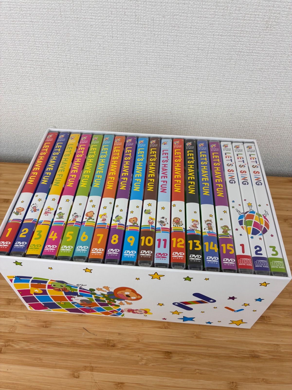 ミライコ イングリッシュ　幼児向け 英語教材　知育　DVD　CD　BOXセット ミライコ イングリッシュ 幼児向け 英語教材 知育 DVD CD BOX