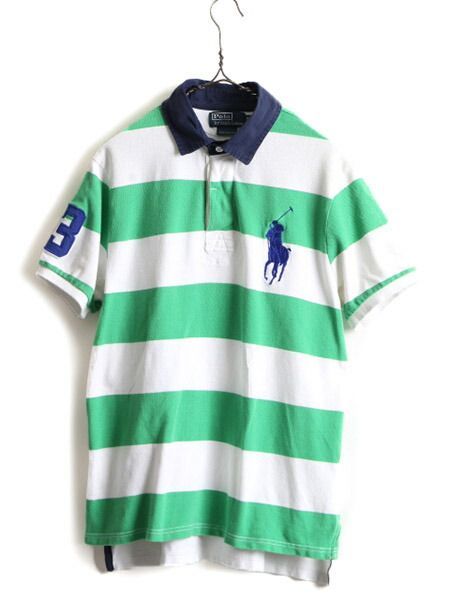 ビッグポニー □ POLO ポロ ラルフローレン ボーダー 鹿の子 半袖