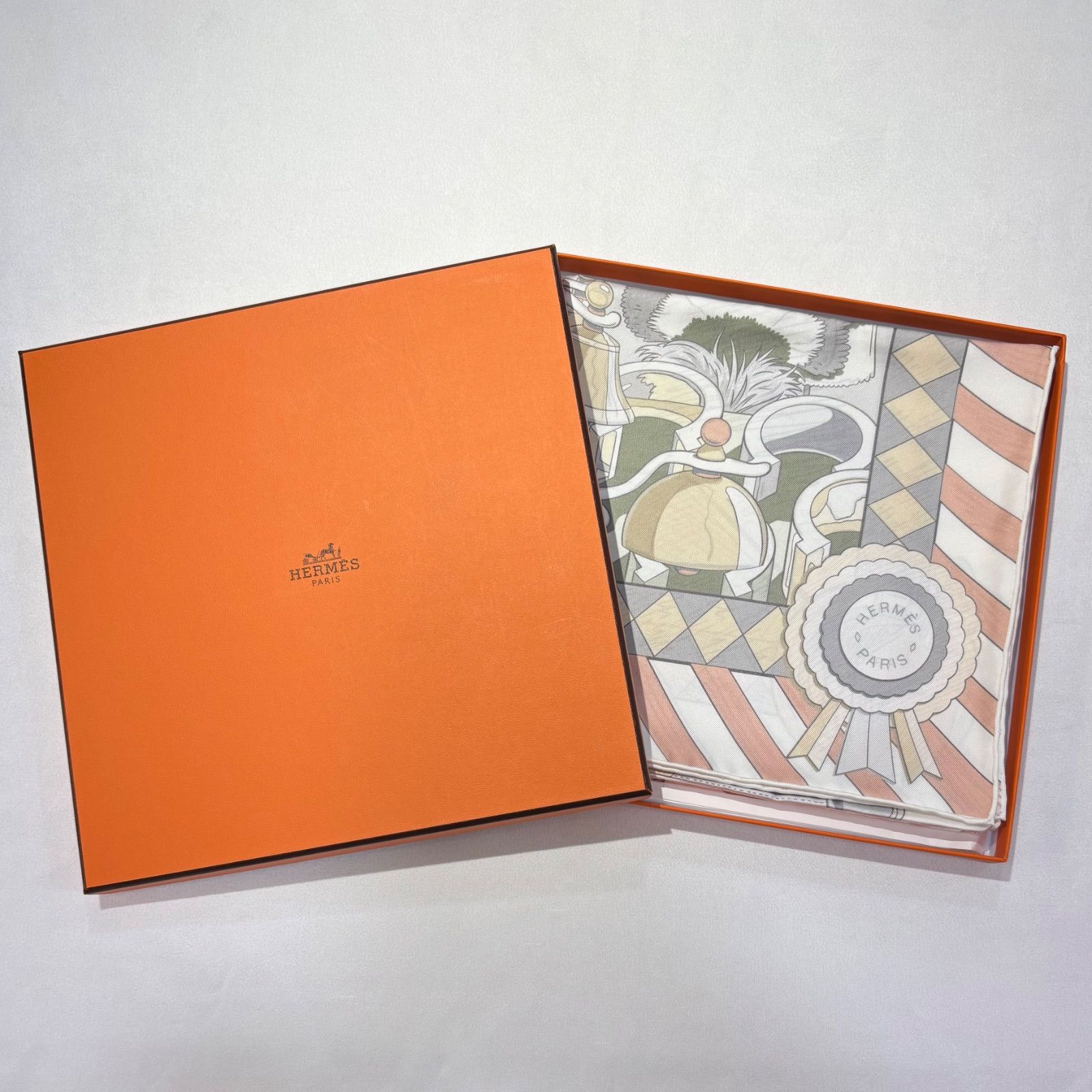 ＊リバーシブル＊【HERMES】カレ90《ポニー・ピット・ストップ》 リバーシブル＊【HERMES】カレ90《ポニー・ピット・ストップ