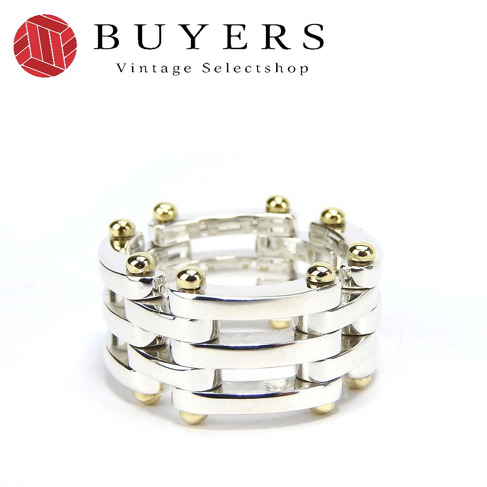 ティファニー ゲートリング 指輪 コンビ 7号 ティファニー ゲート