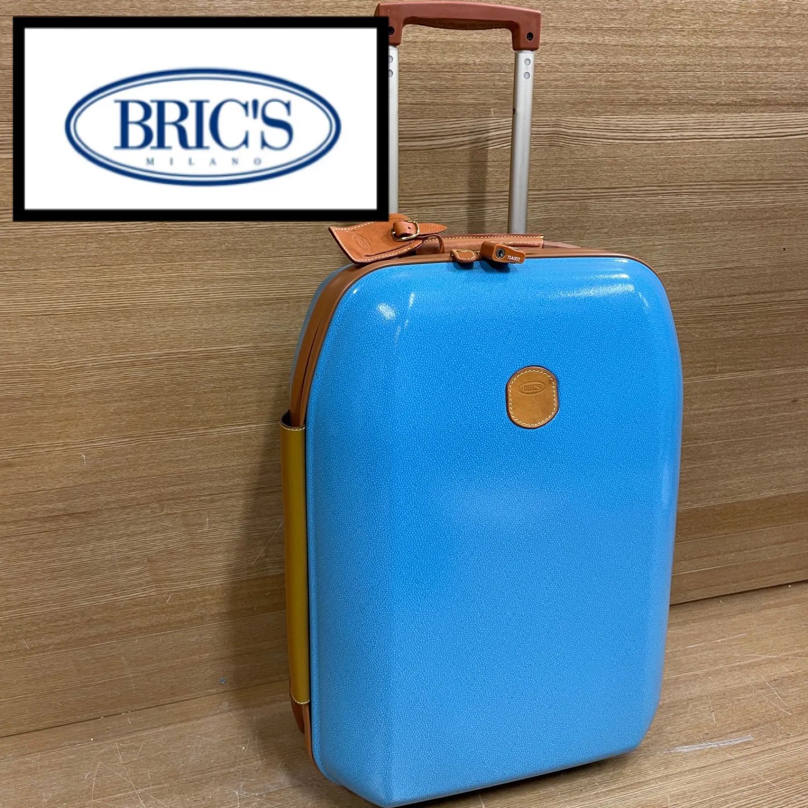 g22 BRIC S キャリーケース ブルー 樹脂×レザー スーツケース キャリーバッグ 旅行バッ グ ブリックス BRICS