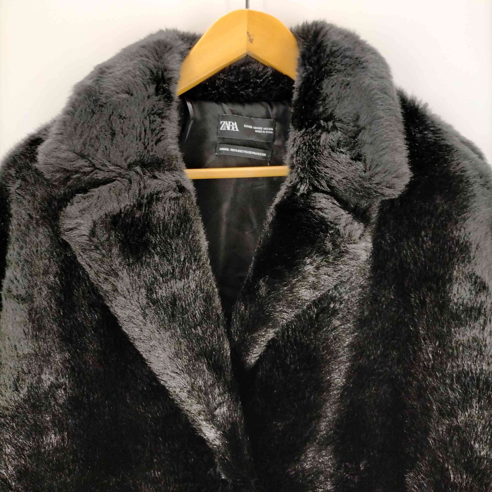 ザラ ZARA フェイクファージャケット レディース JPN：XS - メルカリ