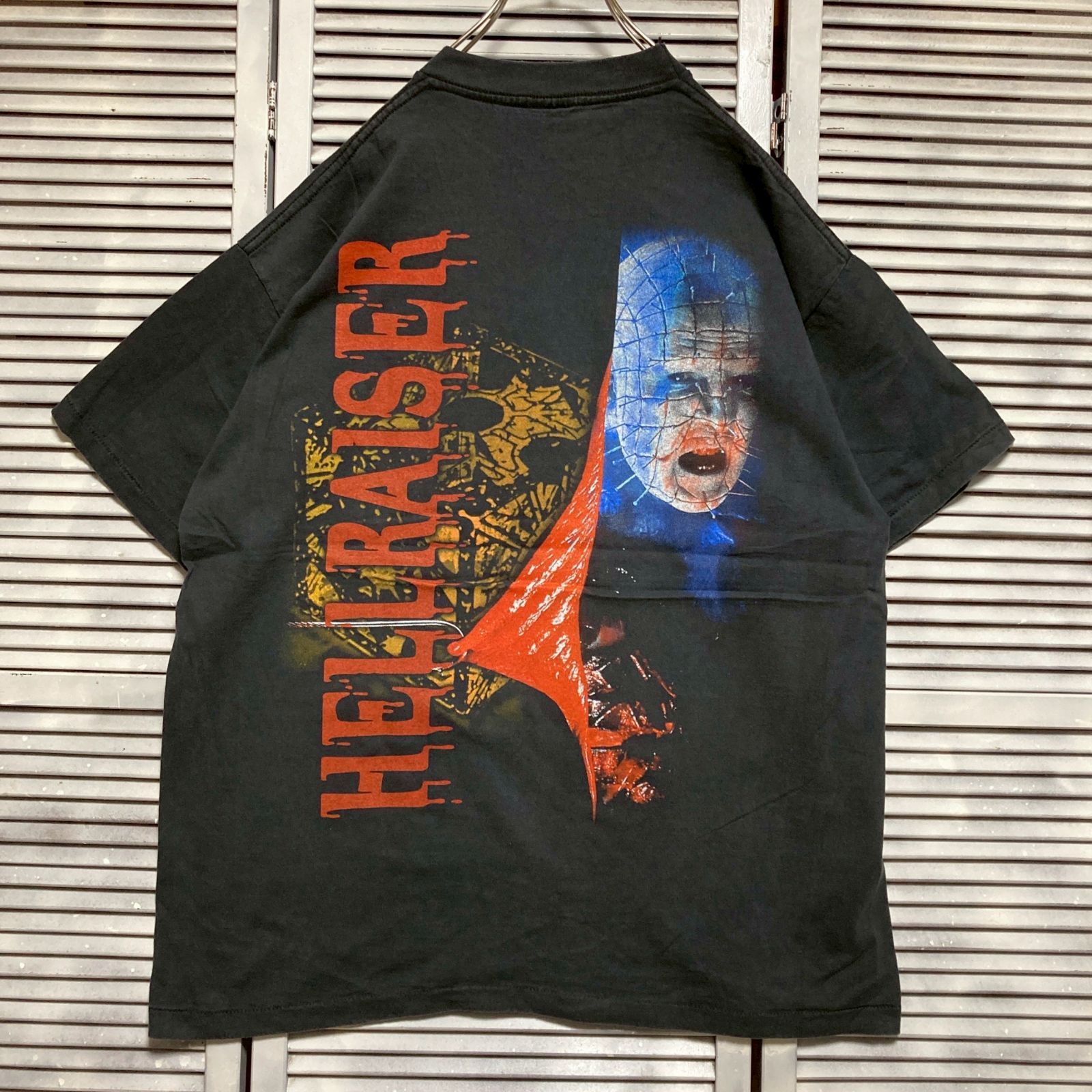 ハルカミライ ホラーナイトTシャツ 黒/XLサイズ mm] BFTQ ムービー Tシャツ 古着 黒 ヘルレイザー HELLRAISER