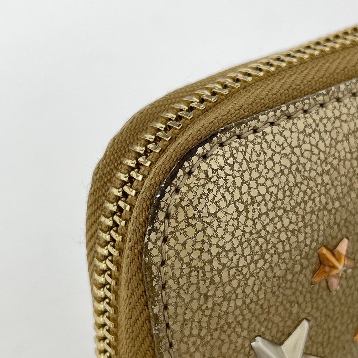 ジミーチュウ JIMMY CHOO ロゴ ラウンドファスナー 長財布 ラウンド  