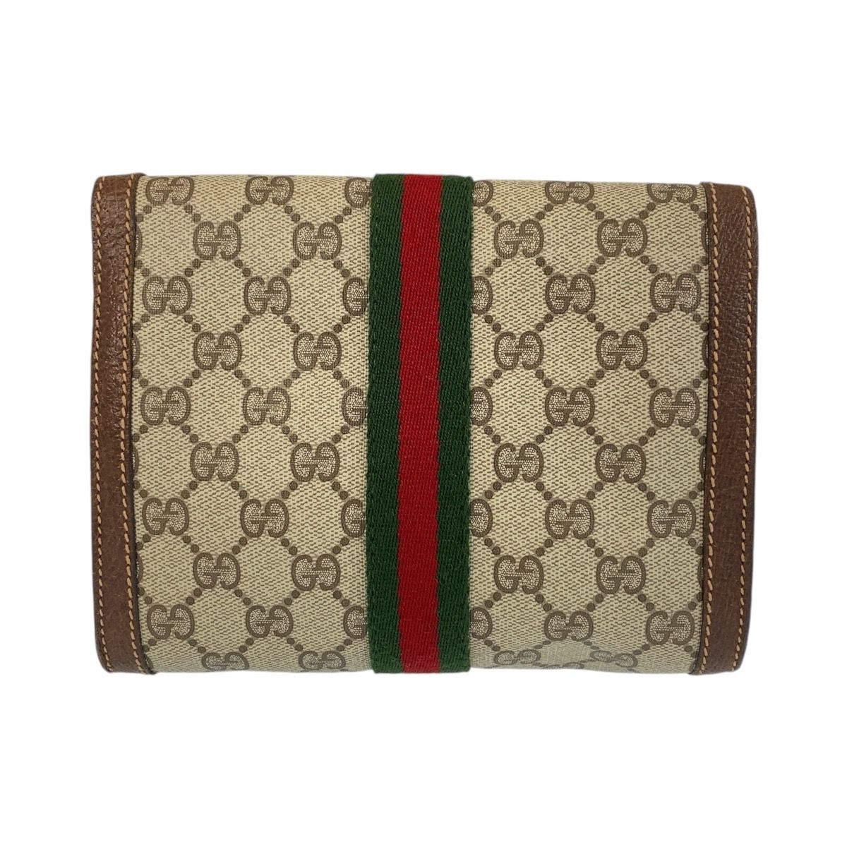 美品 GUCCI グッチ シェリーライン インターロッキング ブラウン