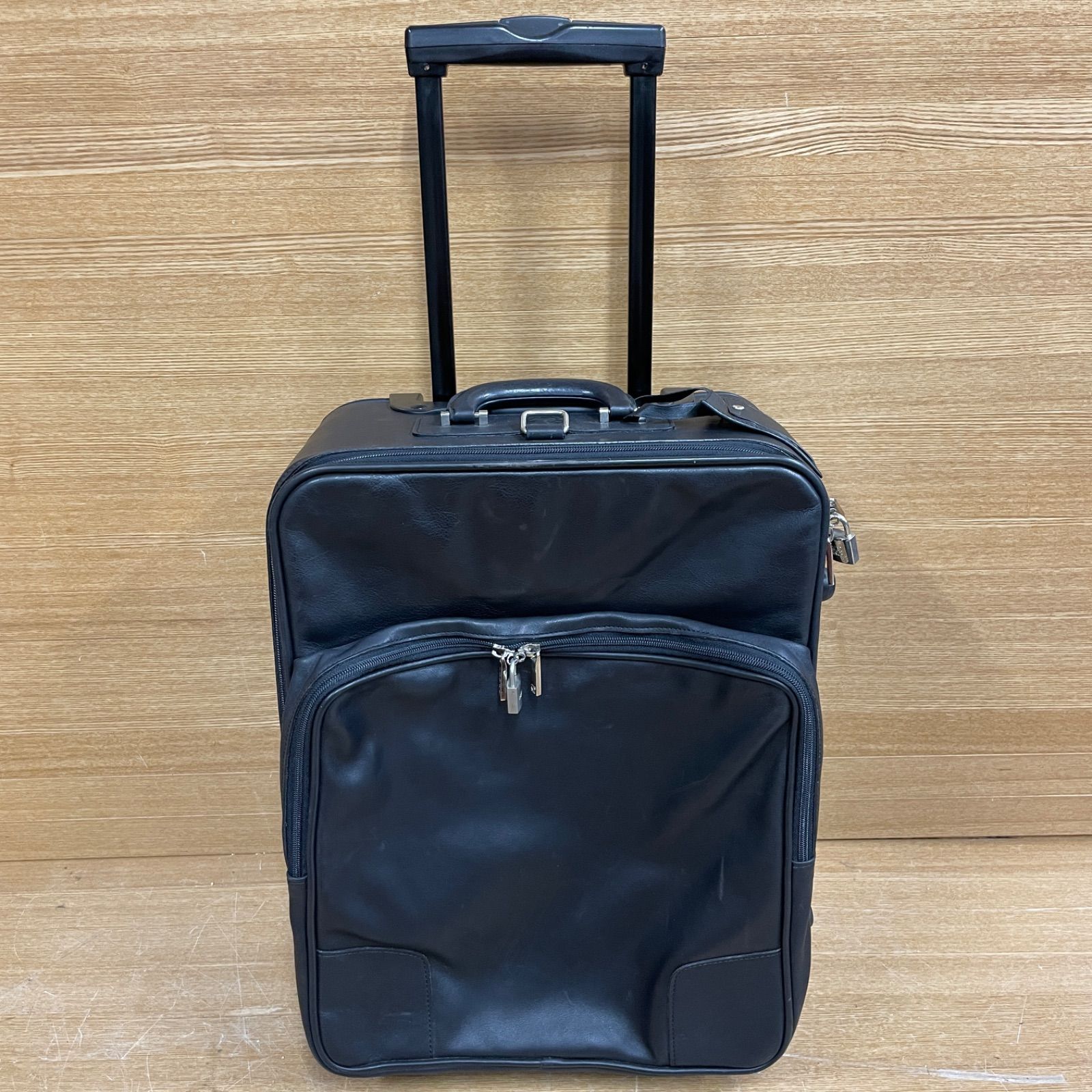 g24 ロエベ LOEWE キャリーケース 旅行かばんバッグビジネス 大容量 出張 黒ブラックレザー 2輪