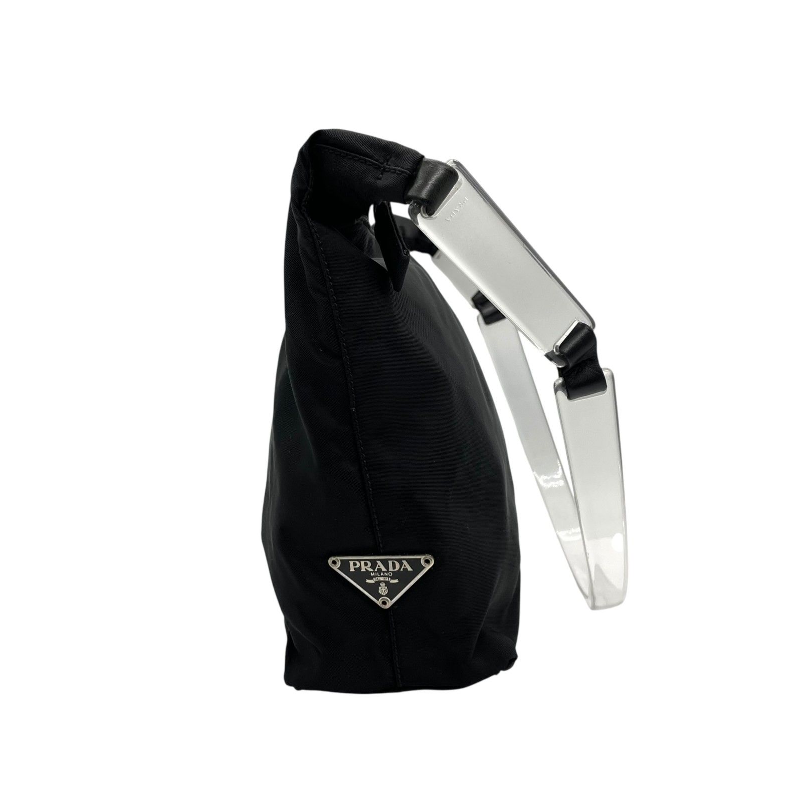 PRADA プラダ　三角プレート　ハンドバッグ　ワンショルダーバッグ 美品 PRADA プラダ ワンショルダー ショルダーバッグ