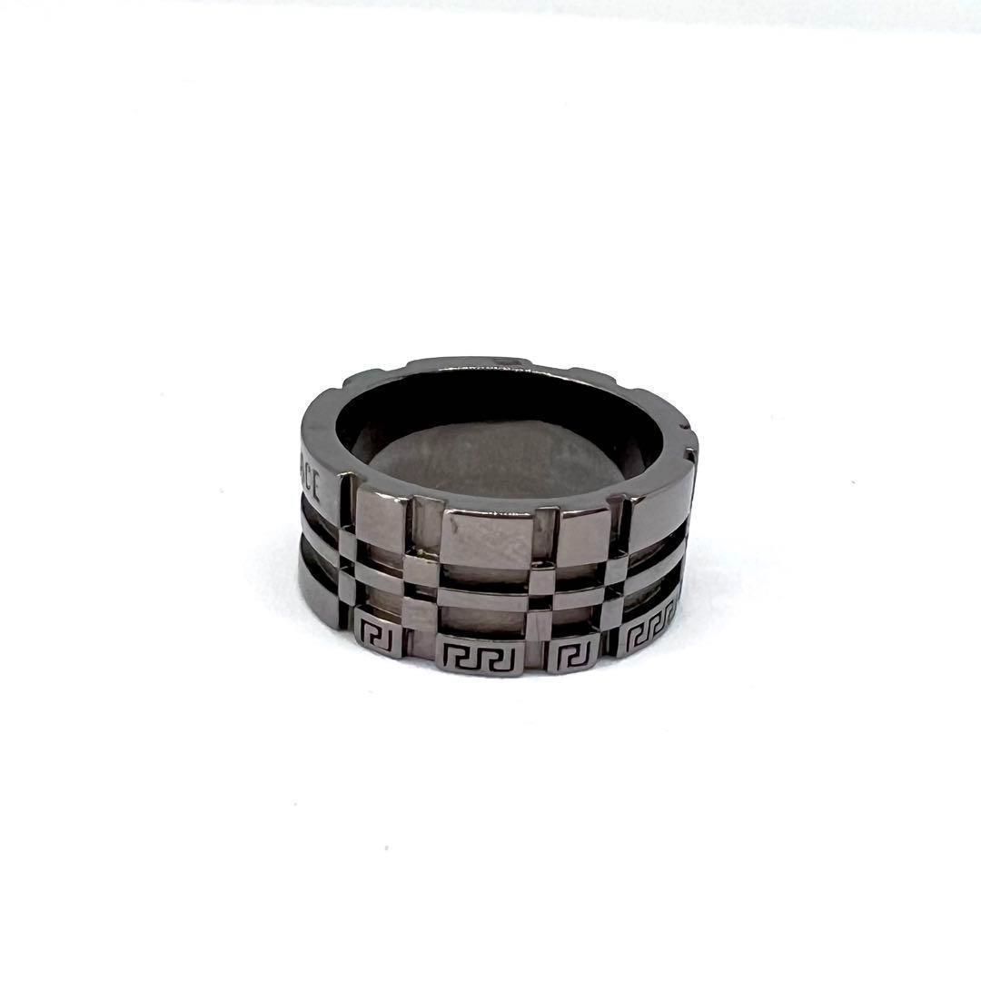 美品☆ VERSACE ヴェルサーチ ベルサーチ リング メデューサ グリーク