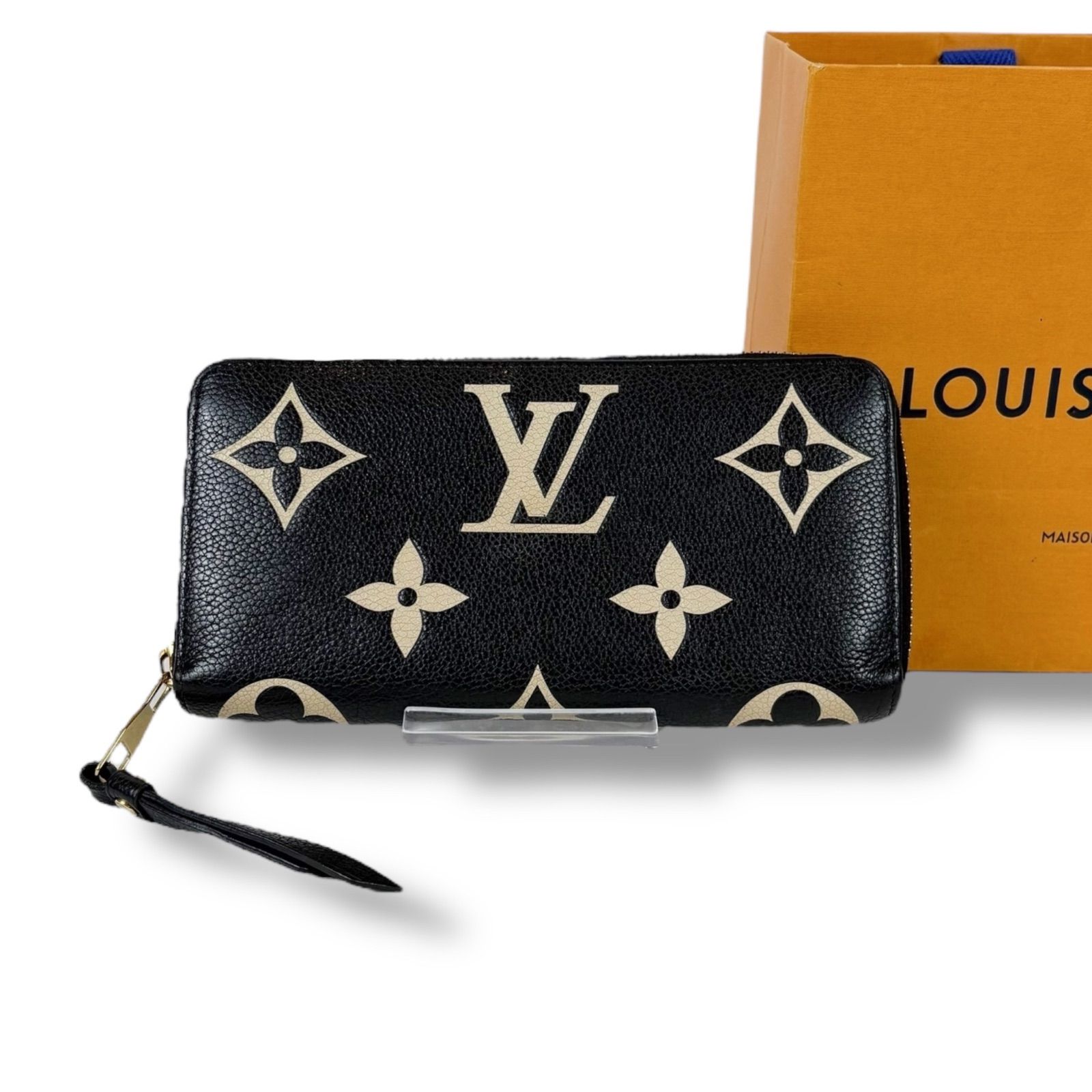 LOUIS VUITTON アンプラントジッピーウォレット黒長財布 【公式通販】