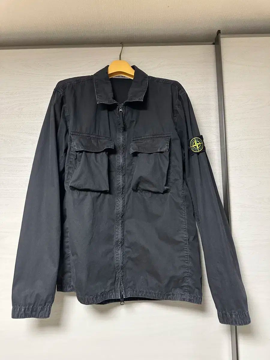 STONE ISLAND ストーンアイランド 114WN 黒 オーバーサイズシャツ