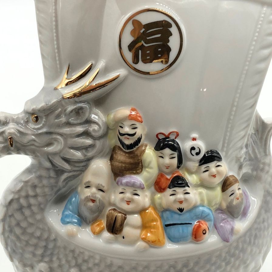 東京都限定◇スーパーニッカ 干支 陶器七福竜 600ml 43%【O4