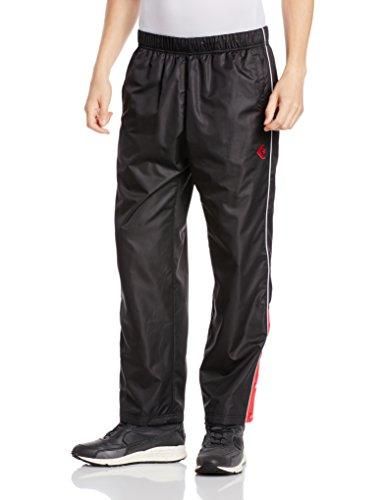【新品・4営業日で発送】CONVERSE 6F ウォームアップパンツ(スソボタン) (CB162502P) 色 : ブラック／レッド サイズ : M 