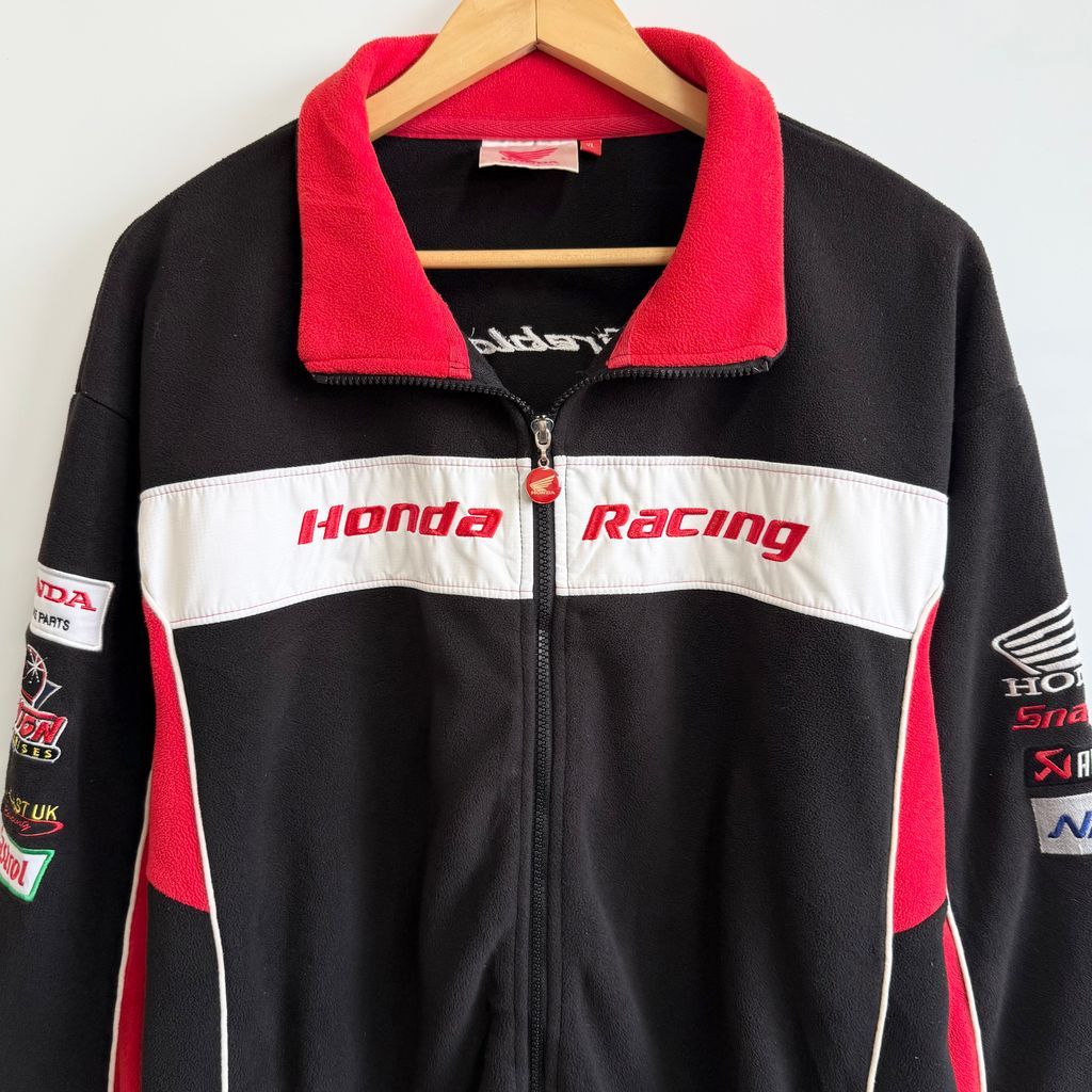 HONDA ホンダ レーシングジャケット フリースジャケット ロゴ