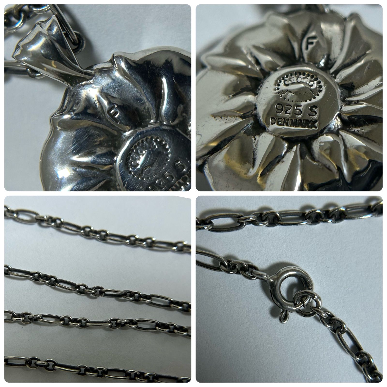 ジョージジェンセン バース ネックレス ペンダント ムーンストーン