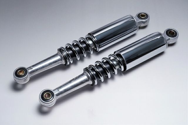 メッキリアショックセット・荒巻き強化スプリング 300mm DAX/ダックス