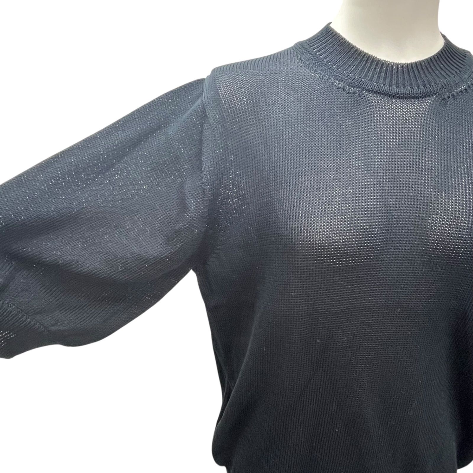□美品 ミナペルホネン mina perhonen サマーニット カットソー