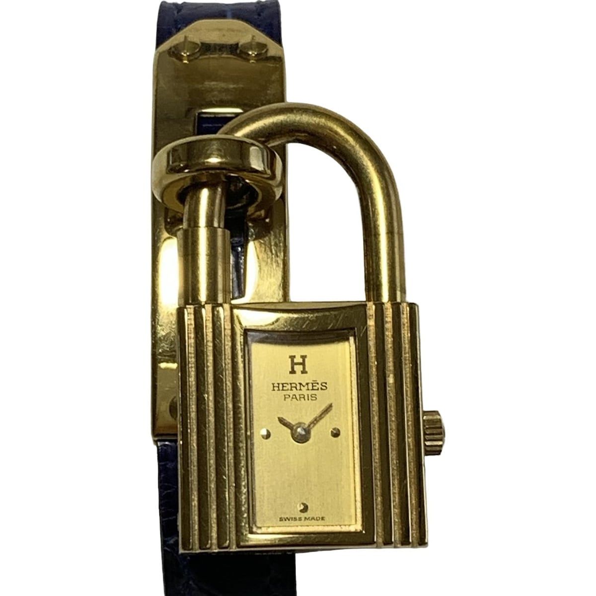 293-4☆美品☆ HERMES エルメス ケリー 腕時計 ゴールド FAVOLOSO ダイヤモンド / Herme's Kelly エルメス ケリー