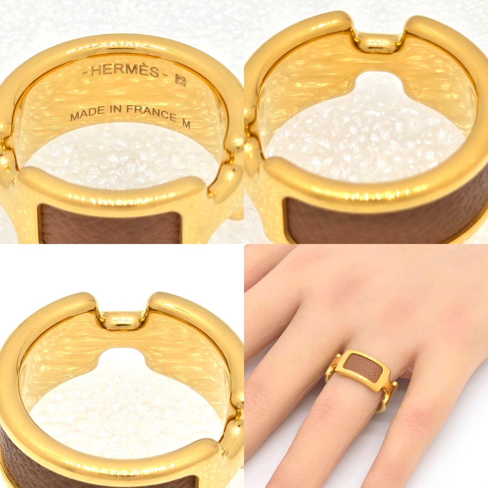 HERMES エルメス リング オランプ PM メタル ゴールド HERMES - エルメス リング 《オランプ》 PM 新品未使用の通販 by