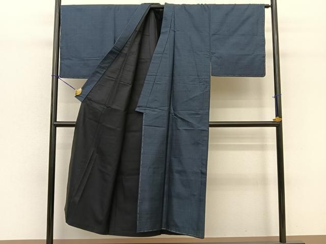 平和屋着物○男性 本場大島紬 アンサンブル 100亀甲 総詰め 羽裏：一