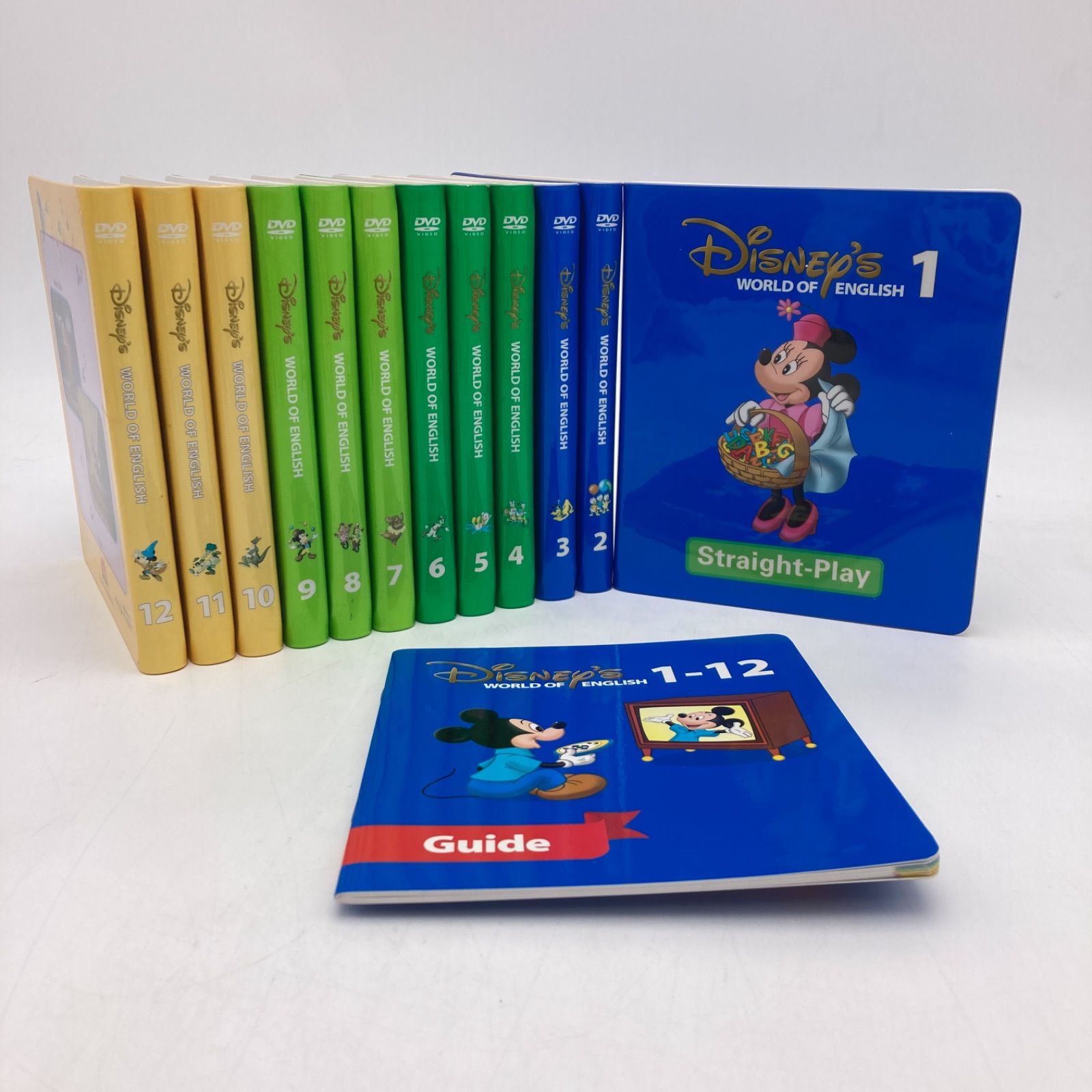 2017年購入 ストレートプレイDVD　新子役　字幕あり　プレイオールソングス機能　ディズニー英語システム　DWE　Disney　ワールドファミリー　中古　1104405