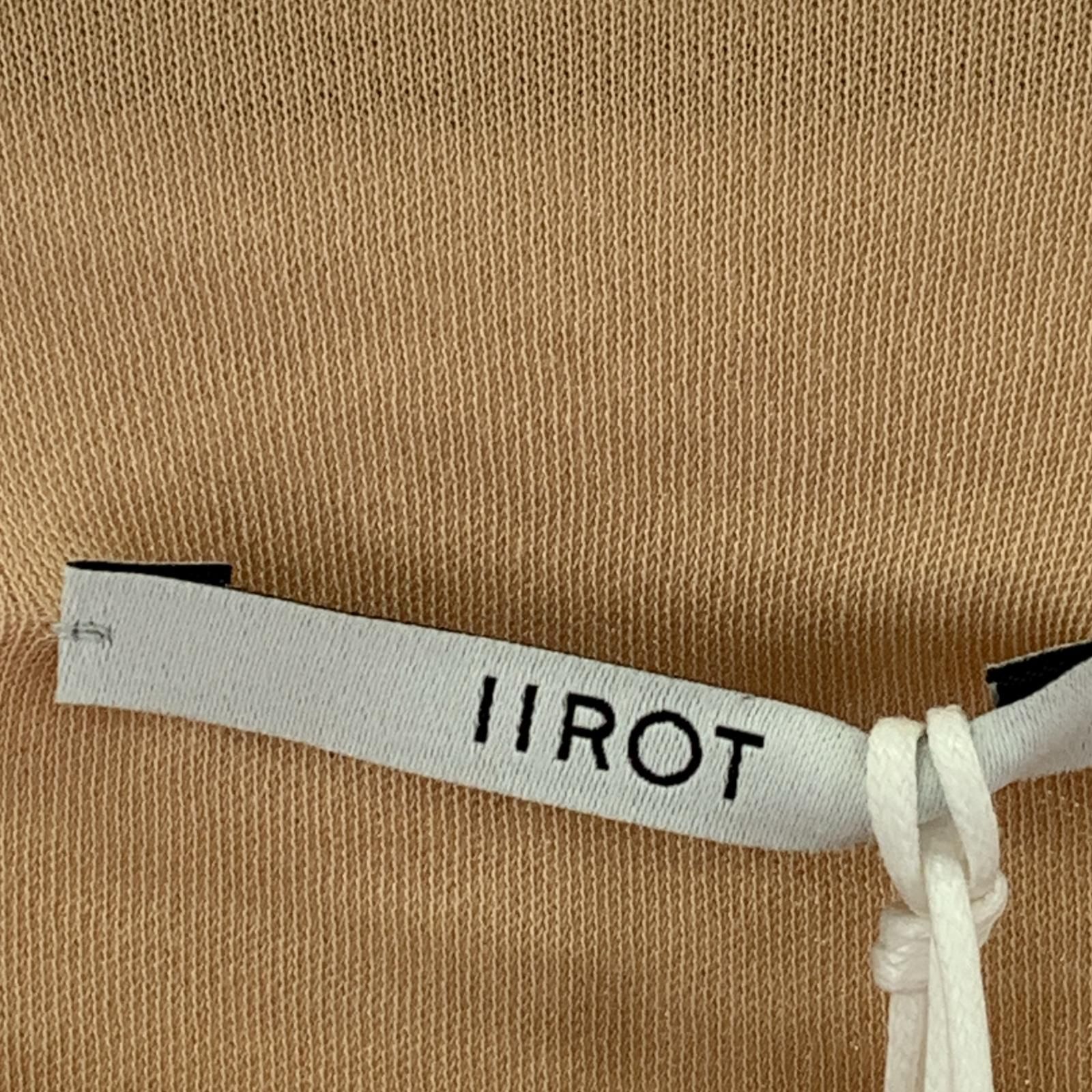 未使用品 イロット IIROT BODY SUIT ボディスーツ タグ付き 長袖 カットソー 1 S相当 スカイ ブルー系 IBO70 X レディース 美品 IIROT イロット タグ付き Cotton Jersey Body Suit