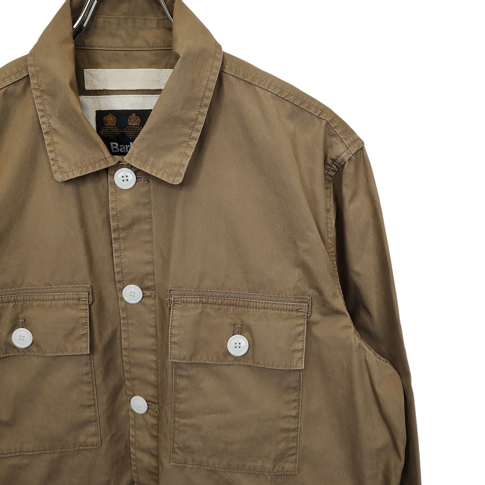 BARBOUR バブアー ミリタリー コットン ジャケット 2102317 L ベージュ 