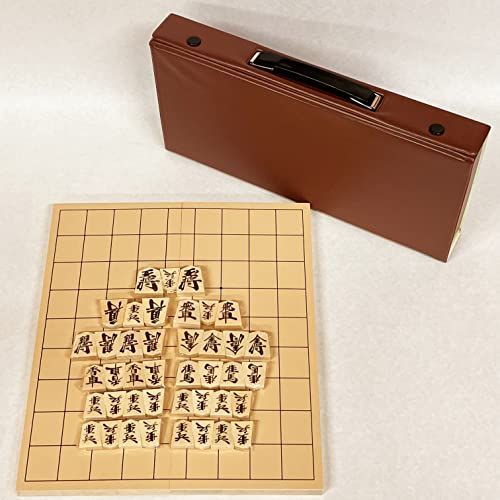 将棋盤・将棋駒セット 携帯用バック付き（説明書入り）