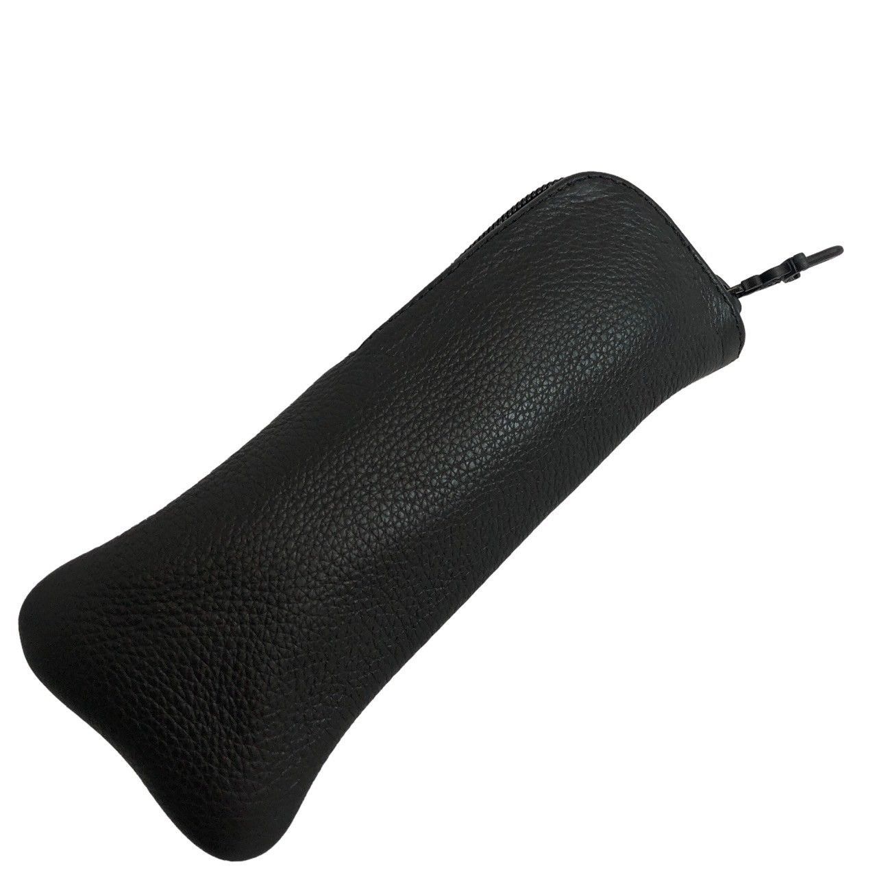 CHROME HEARTS クロムハーツ　眼鏡ケース 小物入れ ダガーチャーム クロムハーツ】パッチ レザー ファスナー 眼鏡ケース 小物入れ