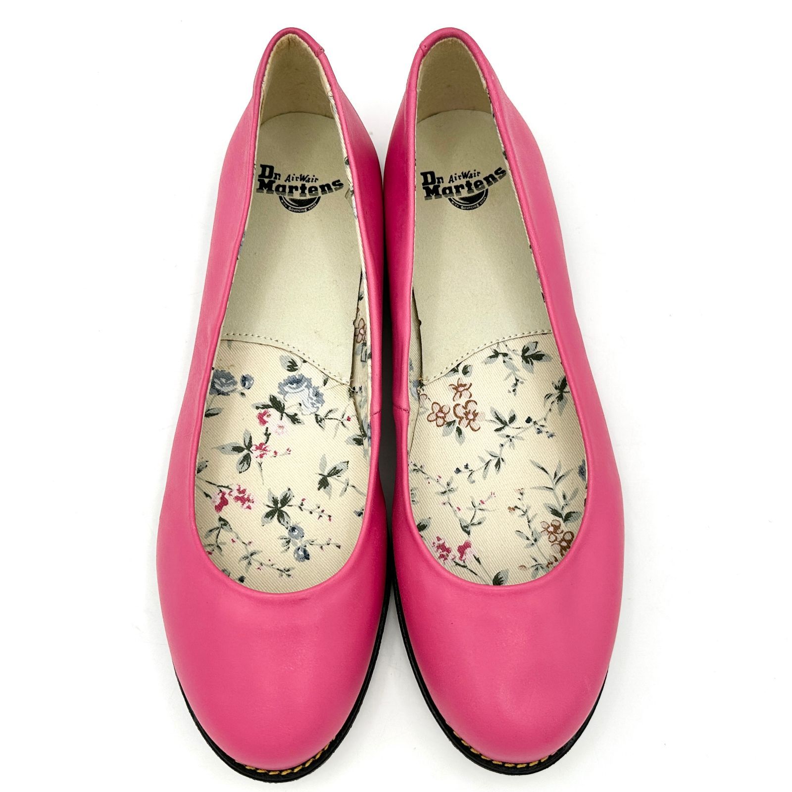 【入荷極小！新作】★新品級★ドクターマーチン MARIE フラットシューズ ピンク 1426T 高齢者向け