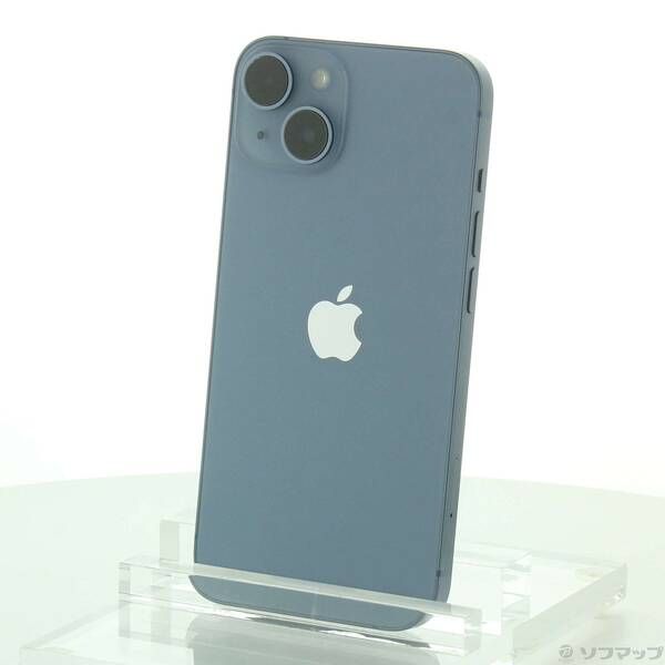 中古品〕 iPhone14 128GB ブルー MPVJ3J／A SIMフリー【262】
