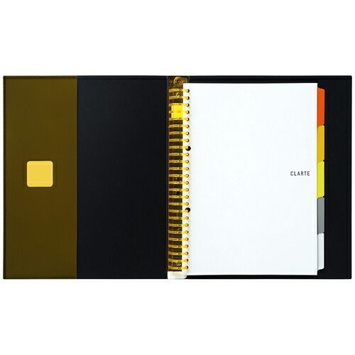 まとめ マルマン バインダー クラルテ プラスチックバインダー B 5 オレンジ F 307 09