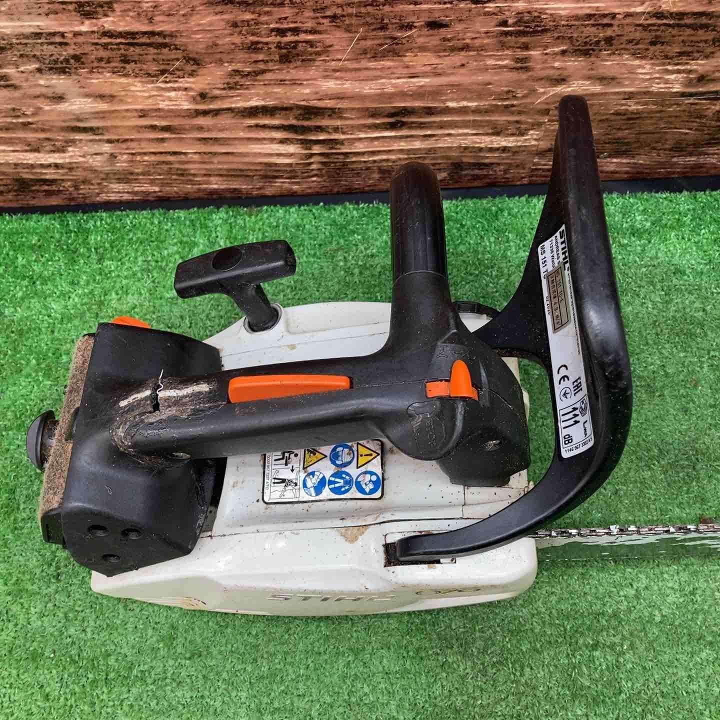 ジャンク品】STHIL/スチール エンジンチェンソー MS151TC ハンドル割れ 