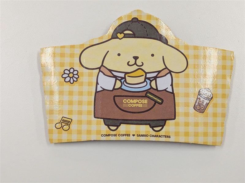 サンリオ COMPOSE COFFEE コンポーズコーヒー ポムポムプリン　3点 サンリオ COMPOSE COFFEE コンポーズコーヒー ポムポムプリン 3