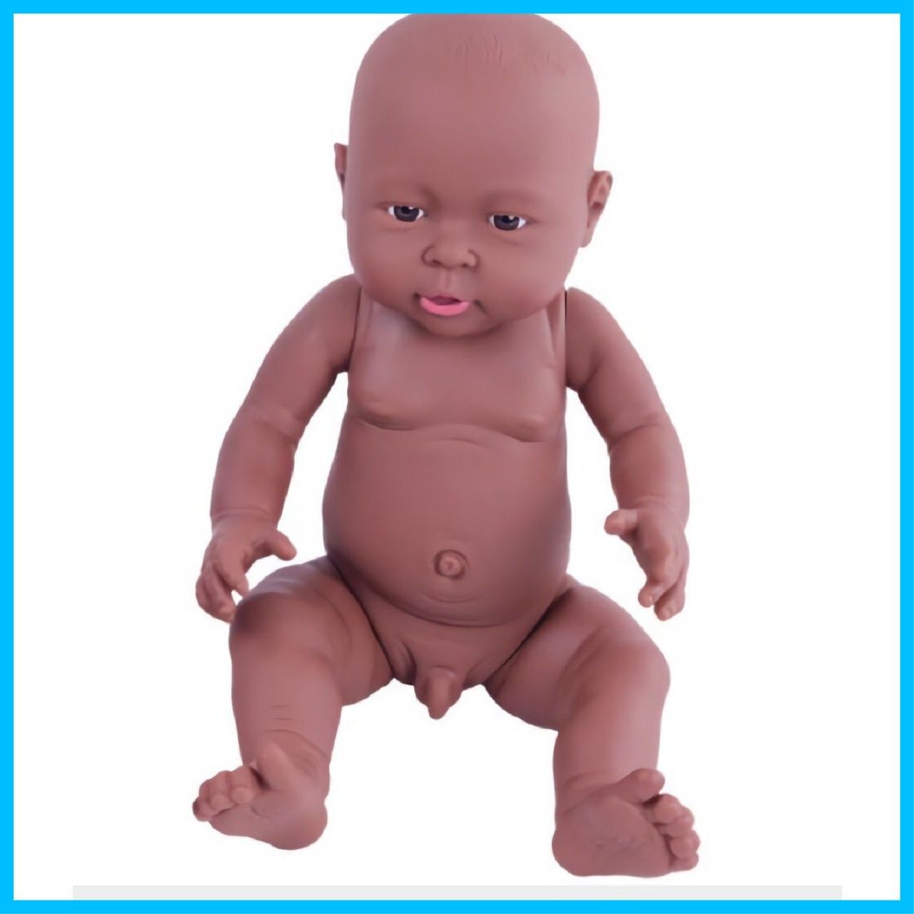 伝説の赤ちゃん人形 人形 赤ちゃん 40cm 黒人 (男の子) [エムティーエボコン] 6+ - メルカリ