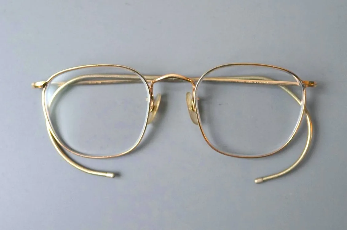 ALGHA 20 アルガワークス ヴィンテージ メガネ ケース付き M99 ALGHA 20 アルガワークス ヴィンテージ メガネ ケース付き M99