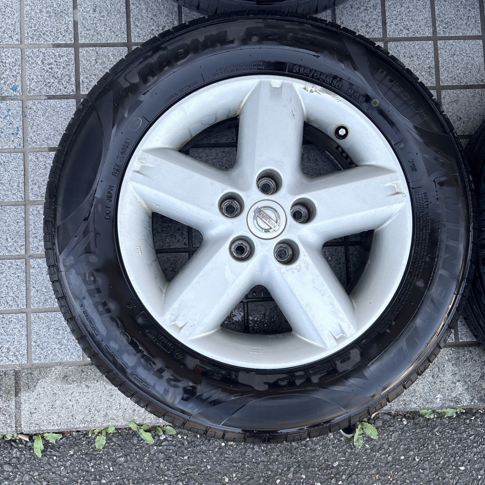 日産 ニッサン エクストレイル 純正ホイール 16×6.5j 215/65r16 - メルカリ