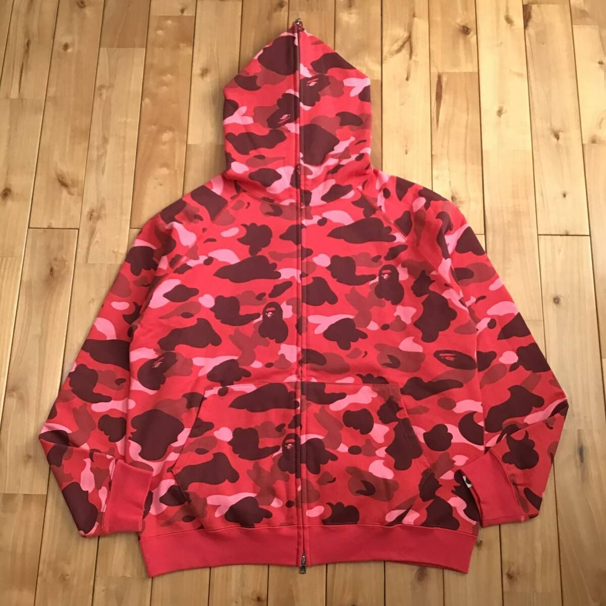 ☆新品☆ 初期 Pharrell camo フルジップ パーカー Lサイズ a bathing 