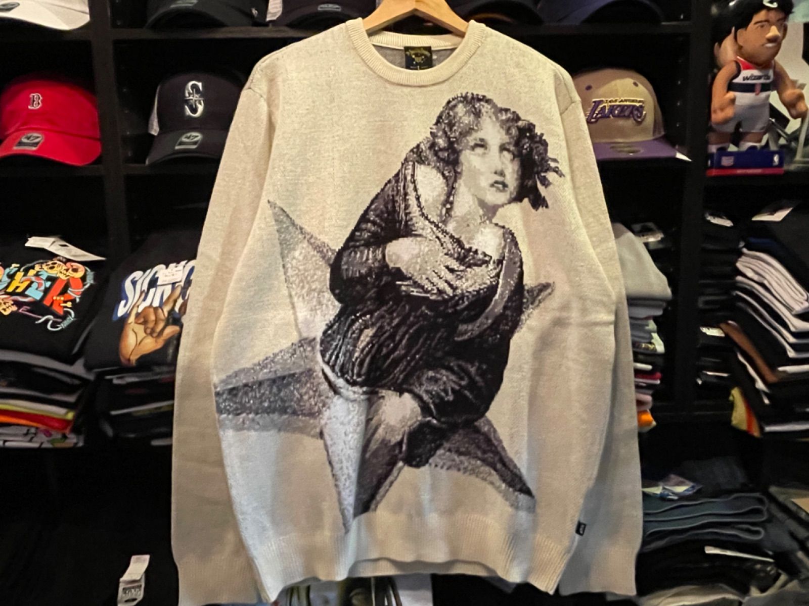 HUF X SMASHING PUMPKINS STAR GIRL CREWNECK SWEATER Lサイズ - メルカリ