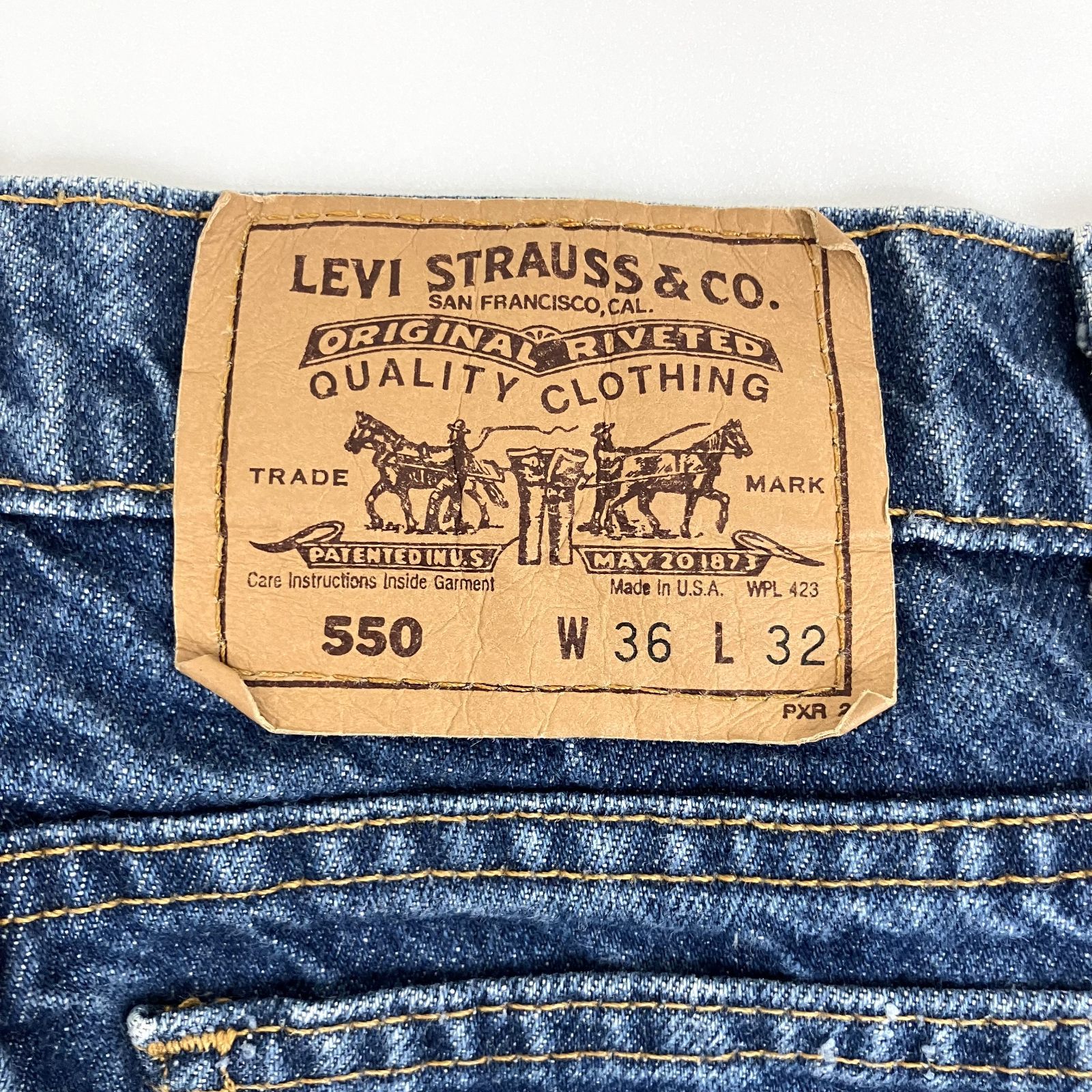 90s Levi's リーバイス 550 オレンジタブ W36 L32 USA製 デニム