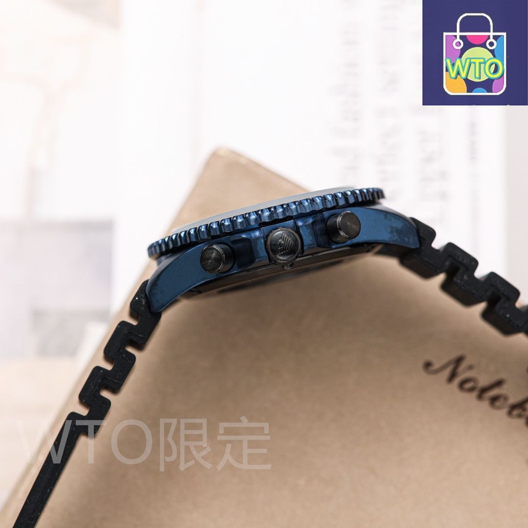 今日特価】Armani アルマーニ 六針デザインクロノグラフ
