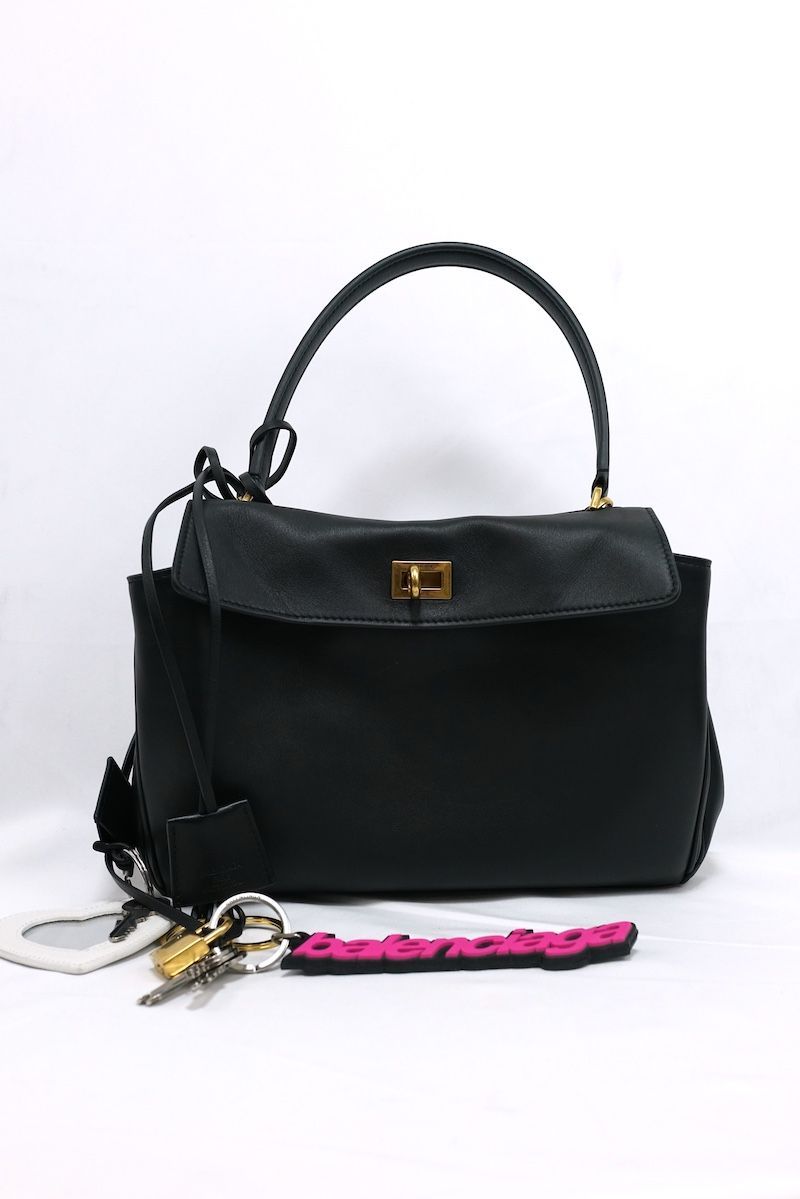 関税負担なし☆BALENCIAGA Rodeo ハンドバッグ スモール Women's Rodeo Handbag Mini in Black | Balenciaga US