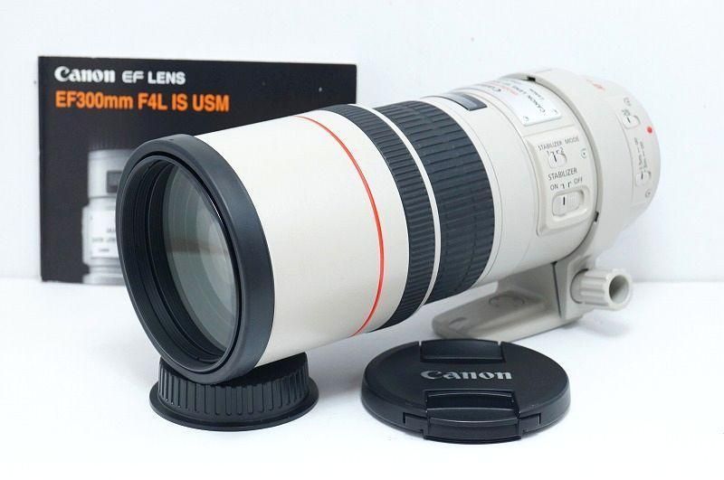 □憧れの白レンズ 手振れ付 望遠 Canon EF 300mm F4 L IS USM #3818