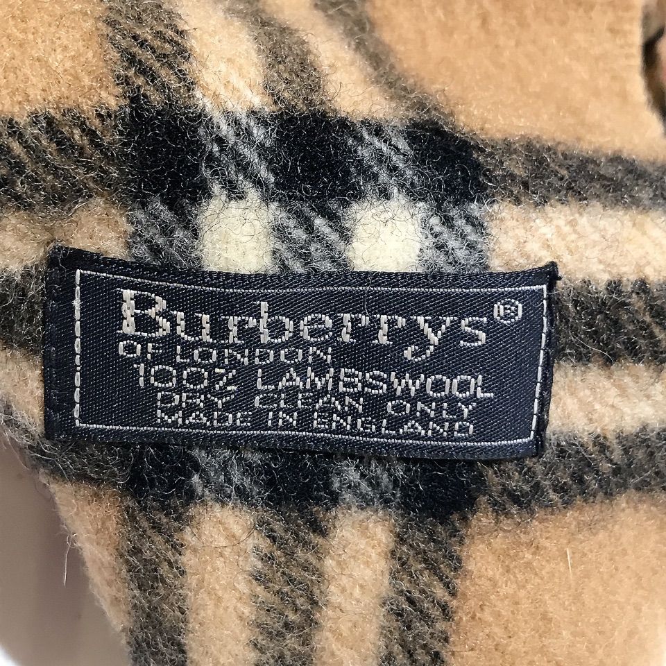 BURBERRYS バーバリーズ マフラー ノバチェック柄 ブラウン ウィメンズ ①