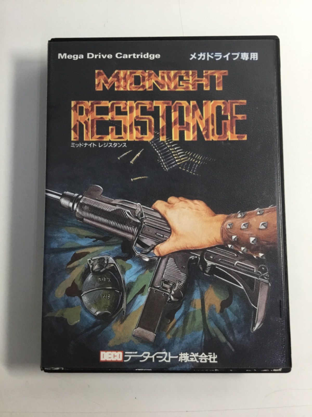 MD メガドライブ ミッドナイトレジスタンス MIDNIGHT RESISTANCE データイースト DATAEAST DECO 箱説付【KP メガドライブ ミッドナイトレジスタンス DECO データイースト株式会社