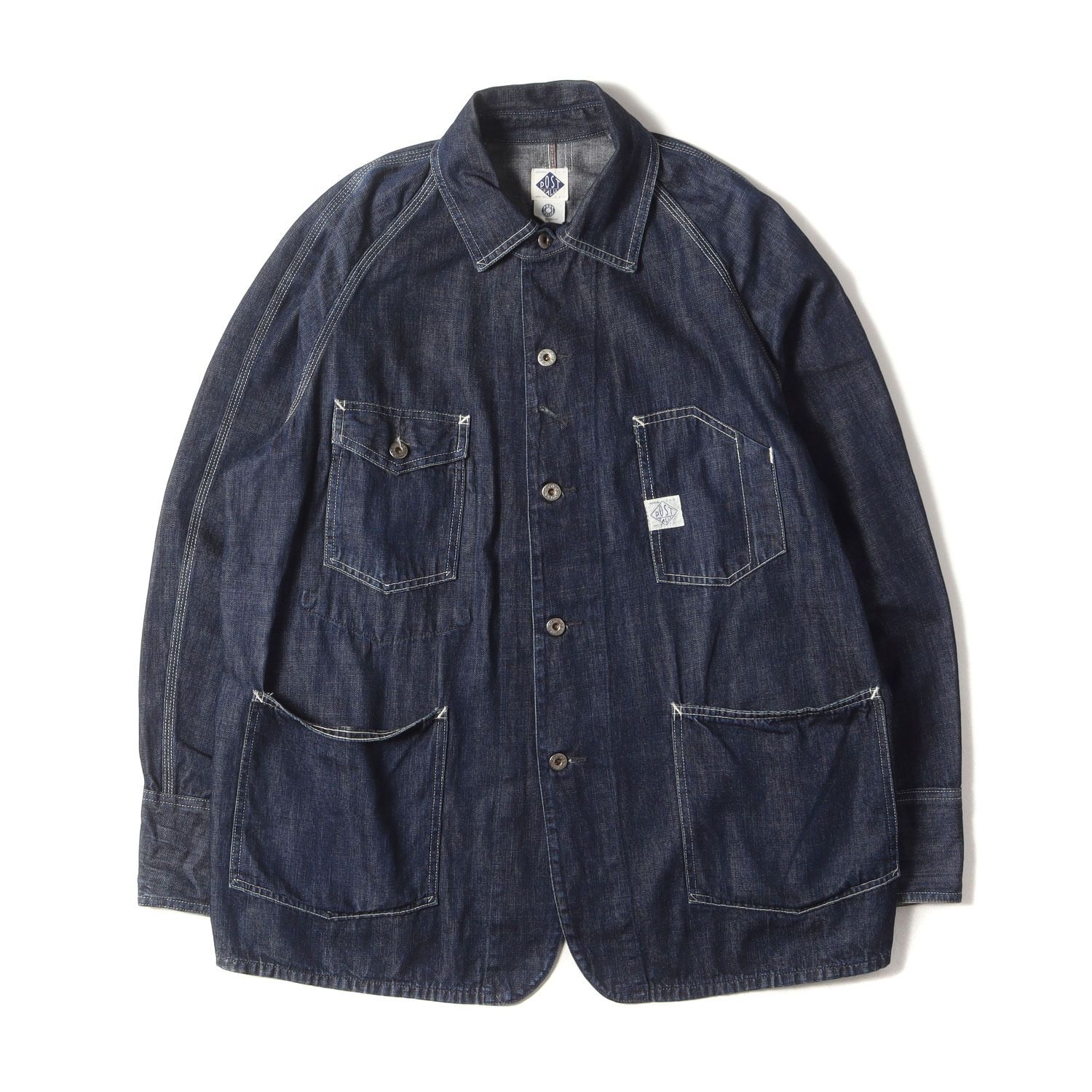POST OVERALLSデニムジャケット サイズL 2025年最新】POST OVERALLS メンズ Gジャン・デニムジャケットの