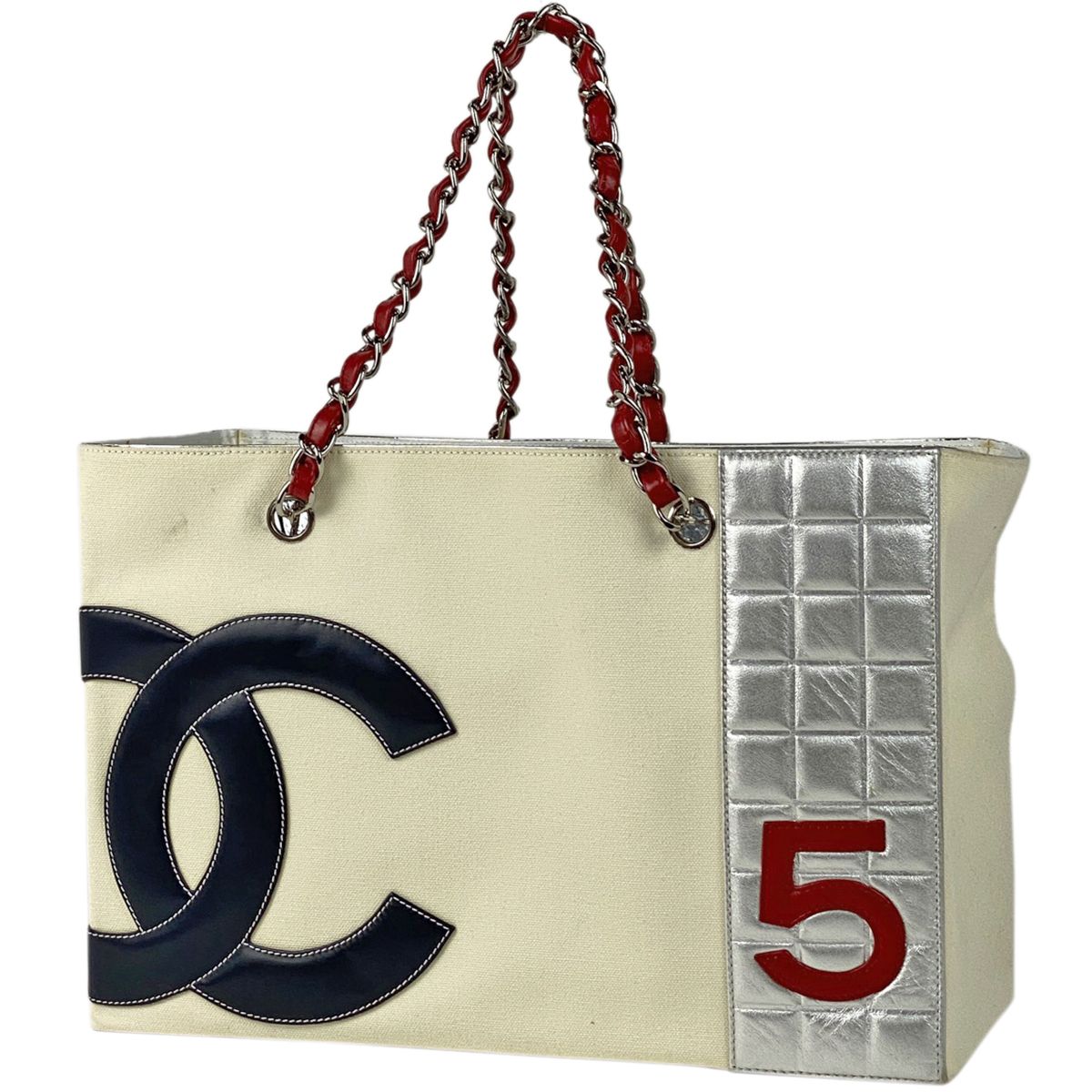 シャネル CHANEL ココマーク チェーントートバッグ No.5 ショルダー